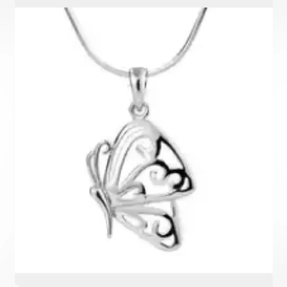 Hollow Butterfly 925 sterling silver pendant